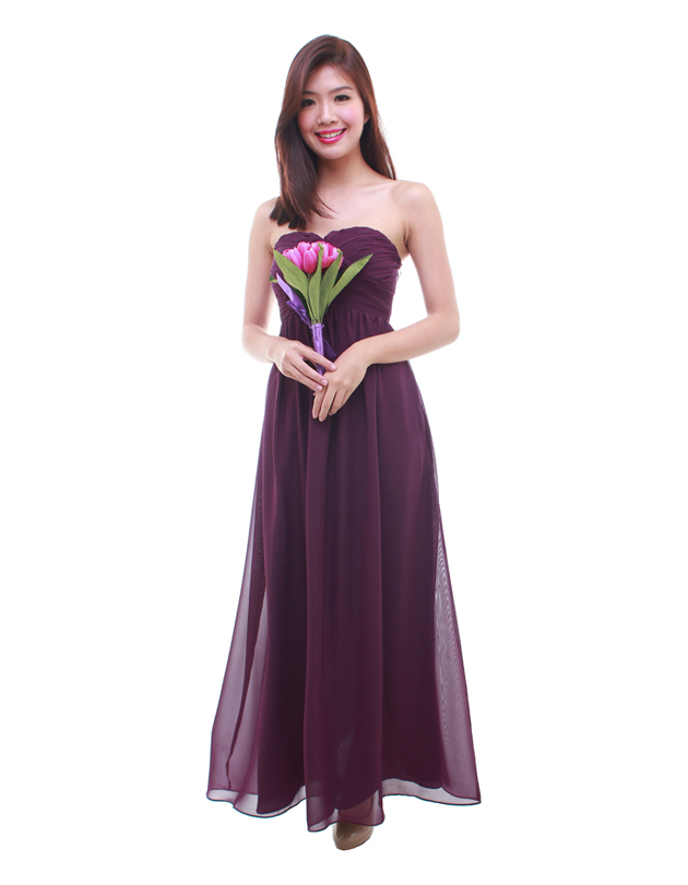 Cleo Maxi Dress in Majestic Purple